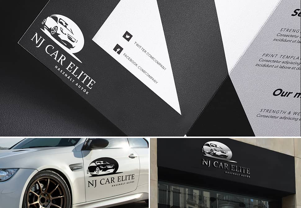 Autókölcsönző arculattervezés