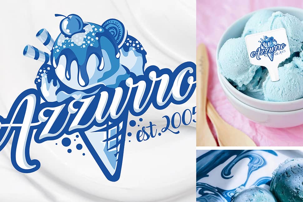 Fagylaltozó arculat tervezés