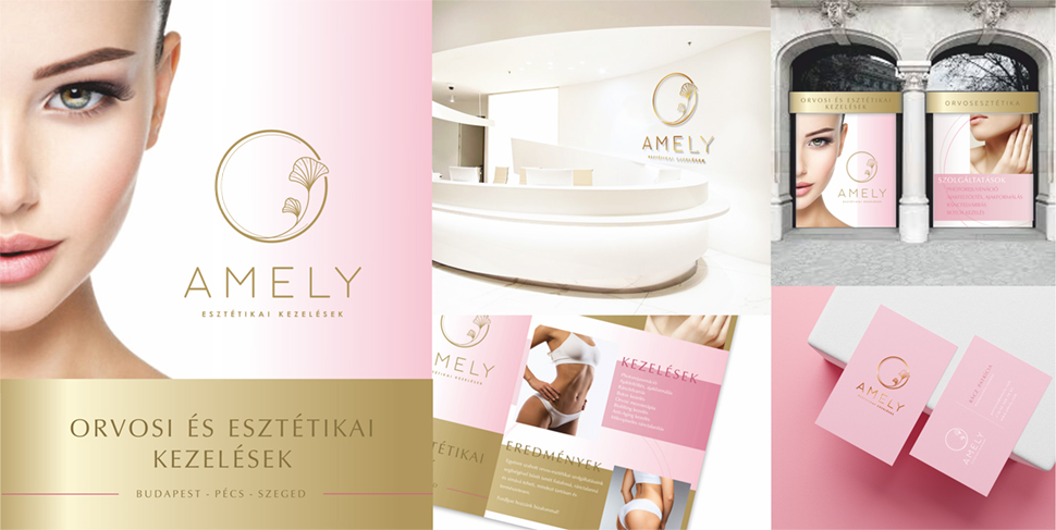 Szépészeti, orvosi esztétikai arculat tervezés