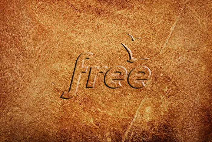 bőr effektes grafika