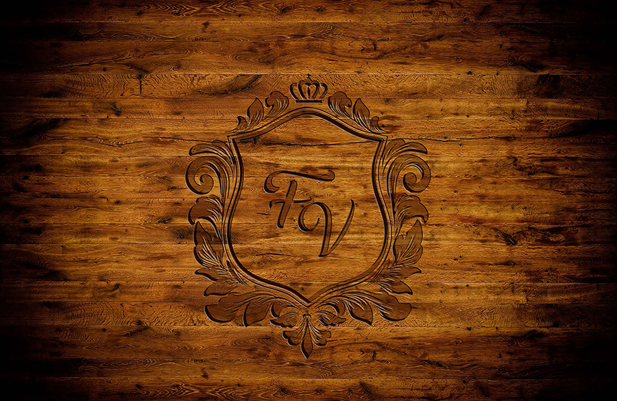 fafaragás hatású logotervezés