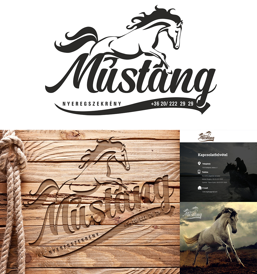 Lovassport arculattervezés