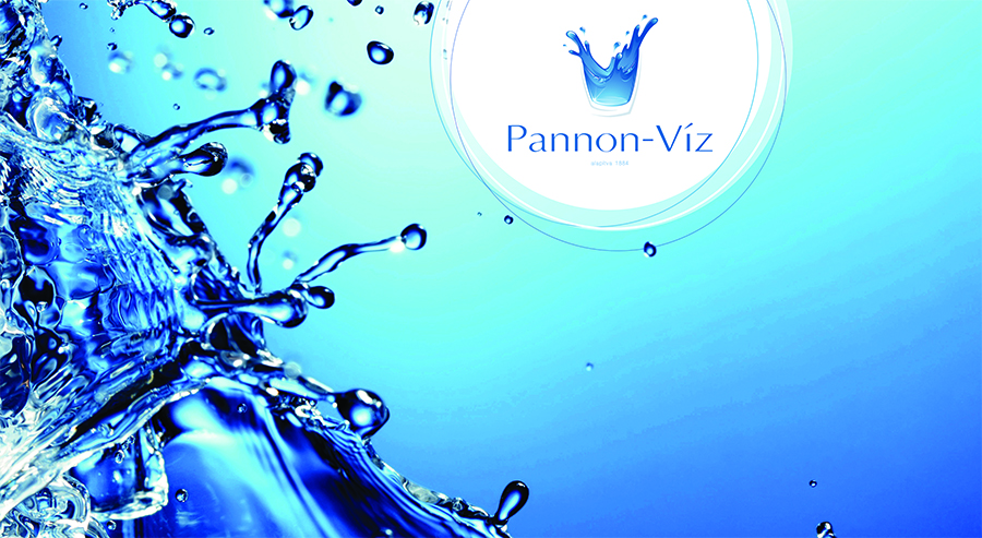 Pannon-Víz sajtófal tervezés